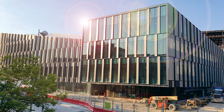 The new Lindner College of Business under construction