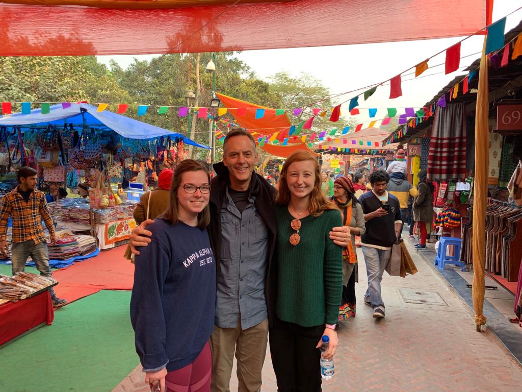 Abby Klare in India